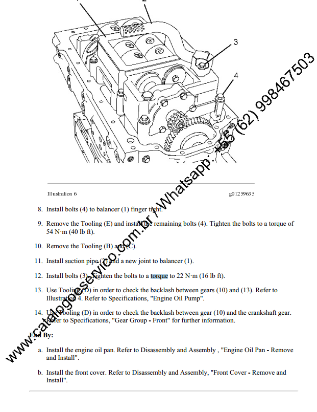 Manual de Serviço CATERPILLAR - 416F2 - Retroescavadeira - ( Inglês )