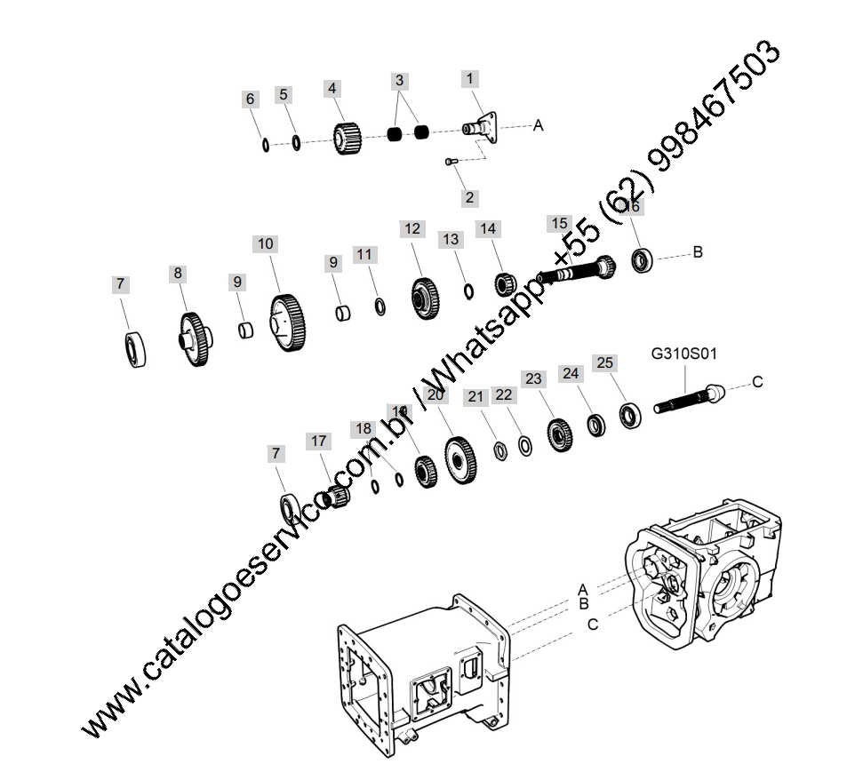 CATALOGO DE PEÇAS TRATOR U80 LS