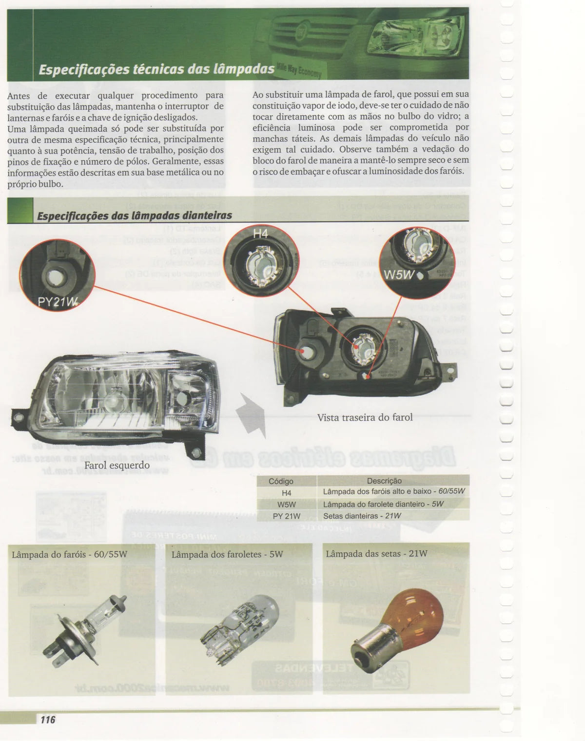 Fiat Uno Mille Economy 1.0 — página técnica 4