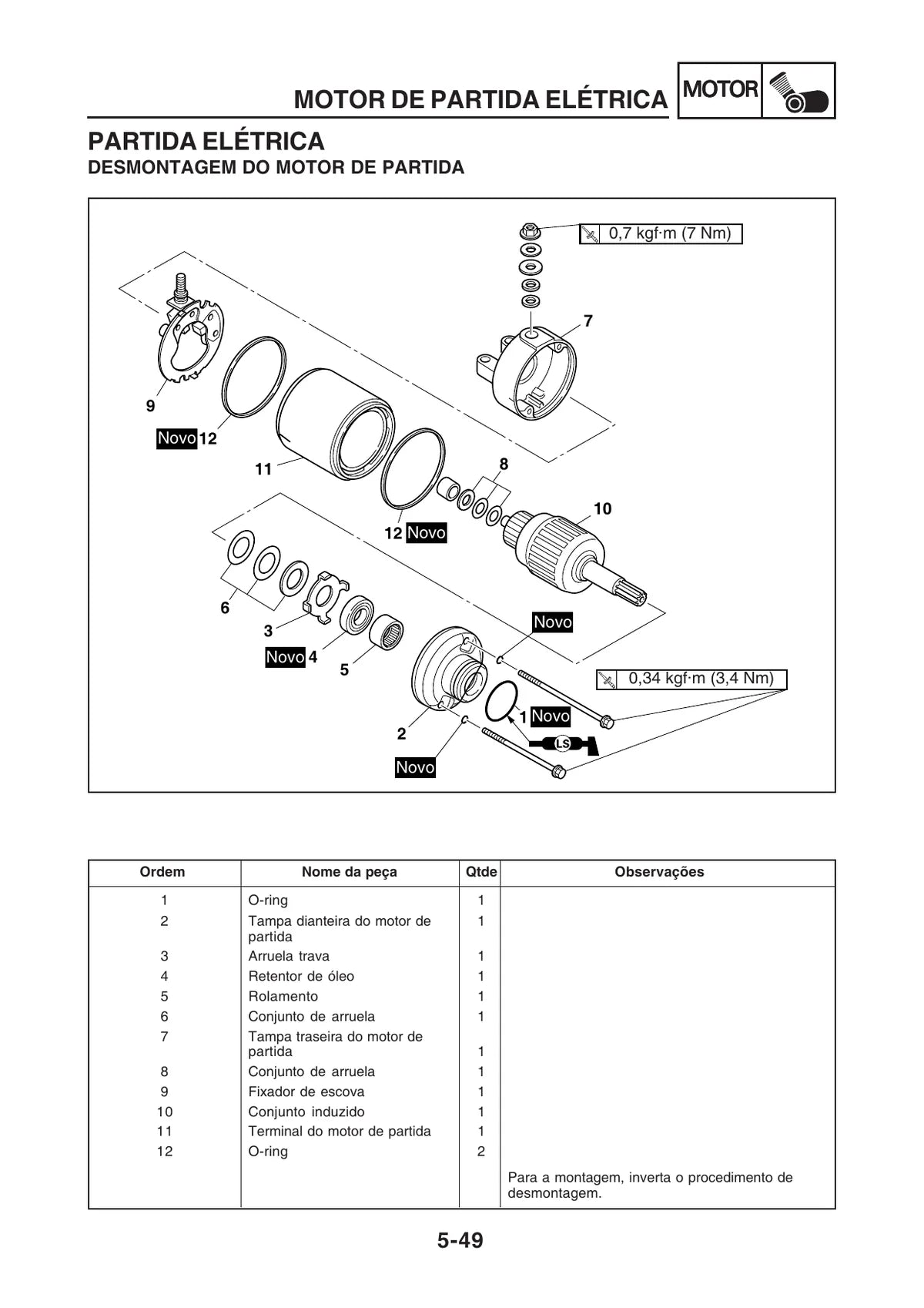 Yamaha Xj6 2010 — motocicleta, figura técnica 4