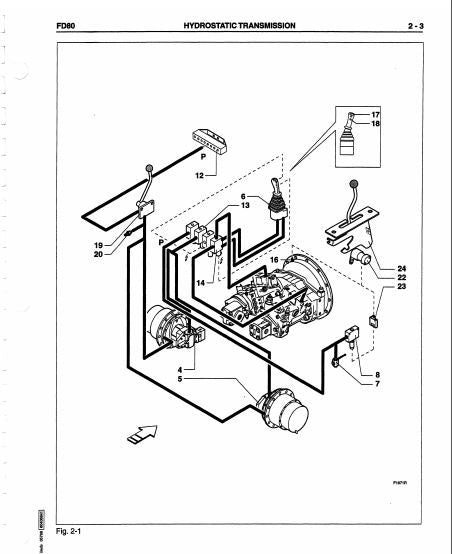 Manual de Serviço  Fiat FD80 Hydrostatic Crawler Dozer 03.98