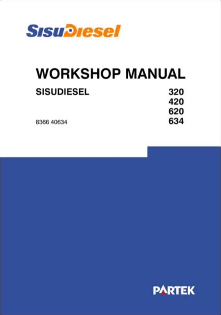 Manual de serviço de oficina de motores Sisudielsel 320, 420, 620, 634