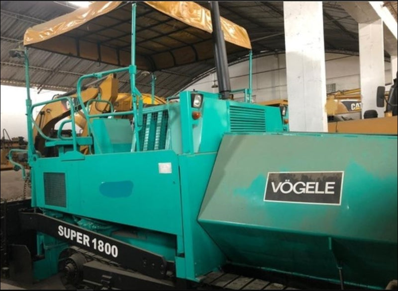 Catalogo De Peças VOGELE - SUPER1800 - 06.68 - Pavimentaçao
