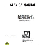 Manuais De Servico CLARK - S20\25\30\35 L,G - S20\25\30\32C L,G