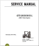 Manuais De Serviço CLARK - GTS 20\25\30\33 L - Empilhadeira