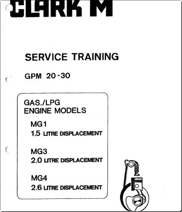 Manuais De Serviço CLARK - GPM 20-30 - Empilhadeira