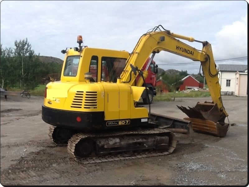Manual De Serviço HYUNDAI - R80-7 - Escavador Hidráulico