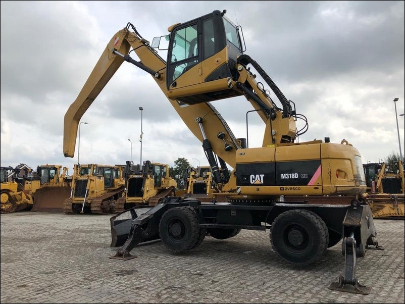 Manual de Serviço CATERPILLAR - M318D MH - Escavadeira De Rodas (Inglês) PDF