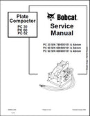 Manual De Serviço BOBCAT - PLATER COMPACTOR PC30\PC60\PC62