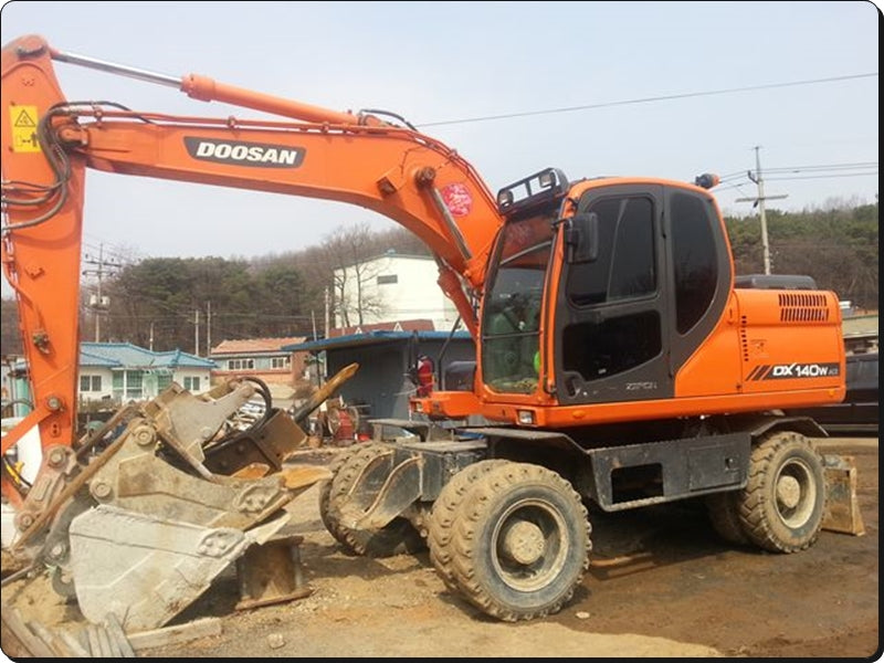 Catálogo de Peças - DOOSAN SOLAR 140W-V RAIL WAY - ESCAVADORA DE RODAS