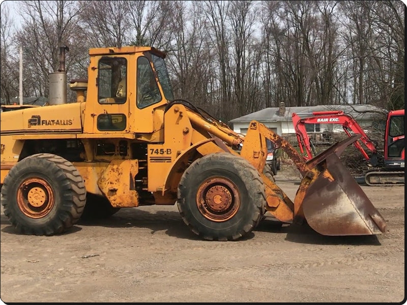 catalago de pecas retroescavadeira 745B fiat allis