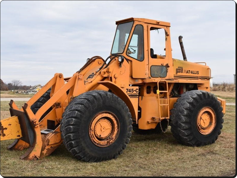 catalago de pecas retroescavadeira 745C fiat allis