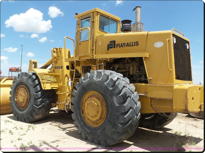 catalago de pecas retroescavadeira 945B fiat allis
