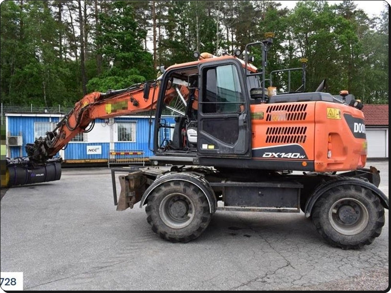 Catálogo de Peças - DOOSAN DX140W tier III - ESCAVADORA DE RODAS