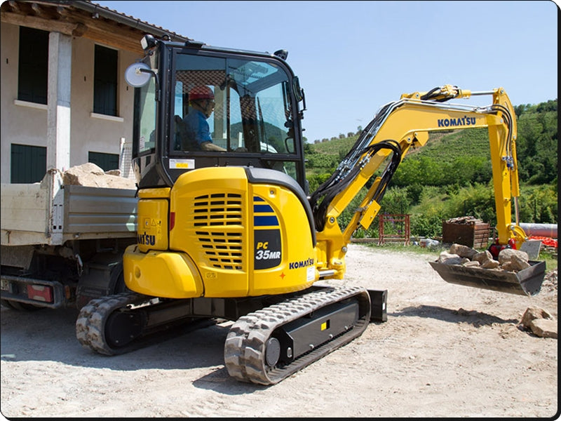 Catálogo de pecas Komatsu PC35MR-1 - escavad. de esteira