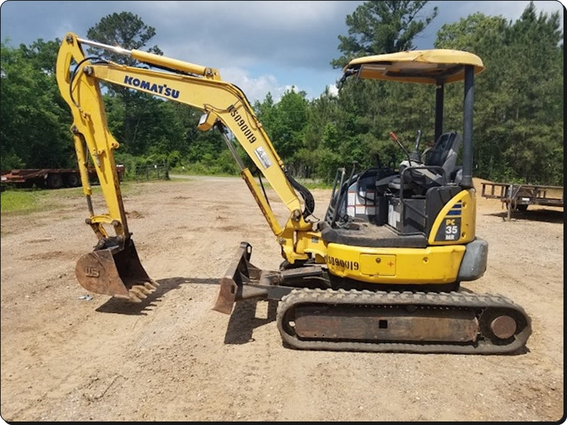 Catálogo de pecas Komatsu PC35MRX-1A - escavad. de esteira