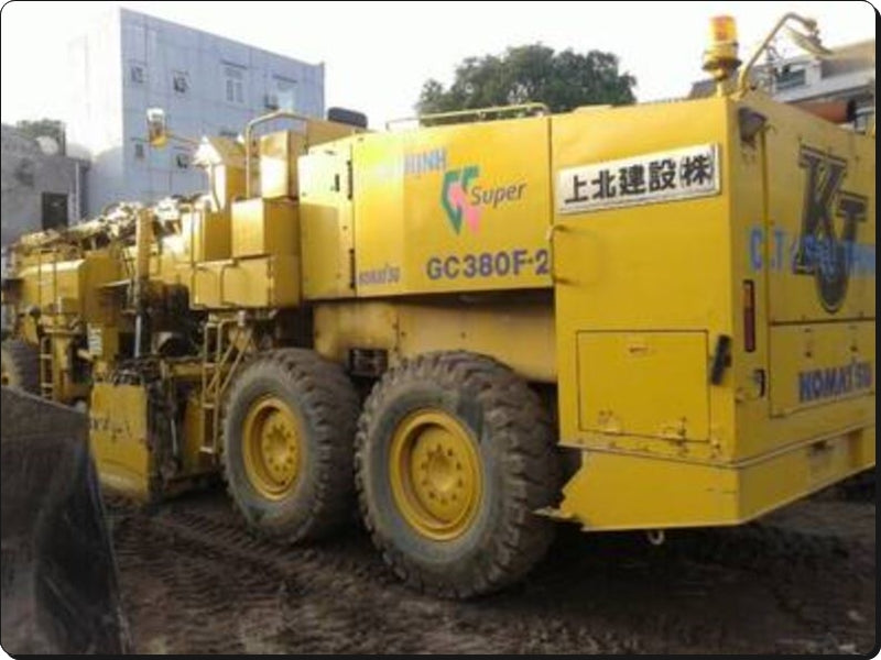 Catálogo de pecas Komatsu - GC380-1 - road cutters