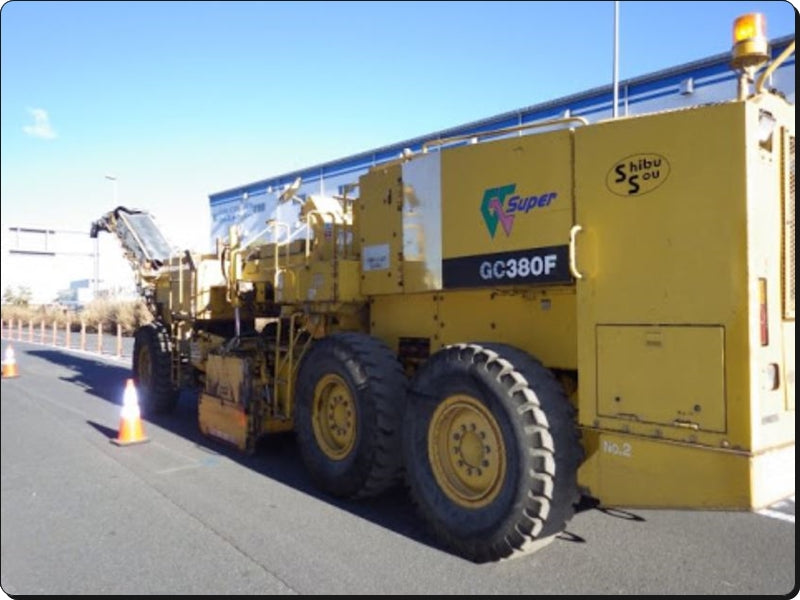 Catálogo de pecas Komatsu - GC380F-1A - road cutters