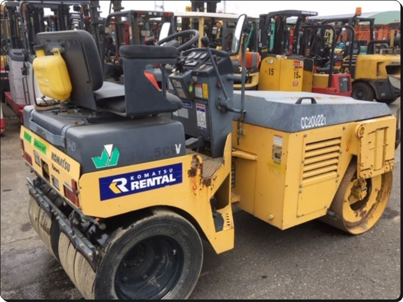 Catálogo de pecas Komatsu - JV25CW-3 - Rolos