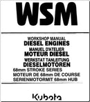 Manual De Serviço KUBOTA - 68mm STROKE SERIES - Motor Diesel