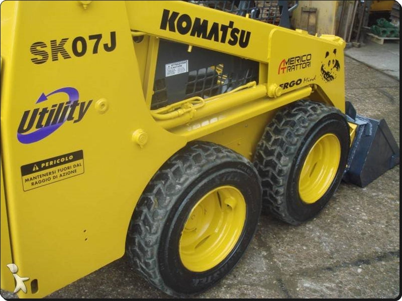 Catálogo de pecas Komatsu - SK07J-2 - Minicarregadeiras