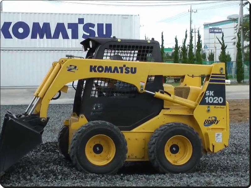 Catálogo de pecas Komatsu - SK1020-5 - Minicarregadeiras