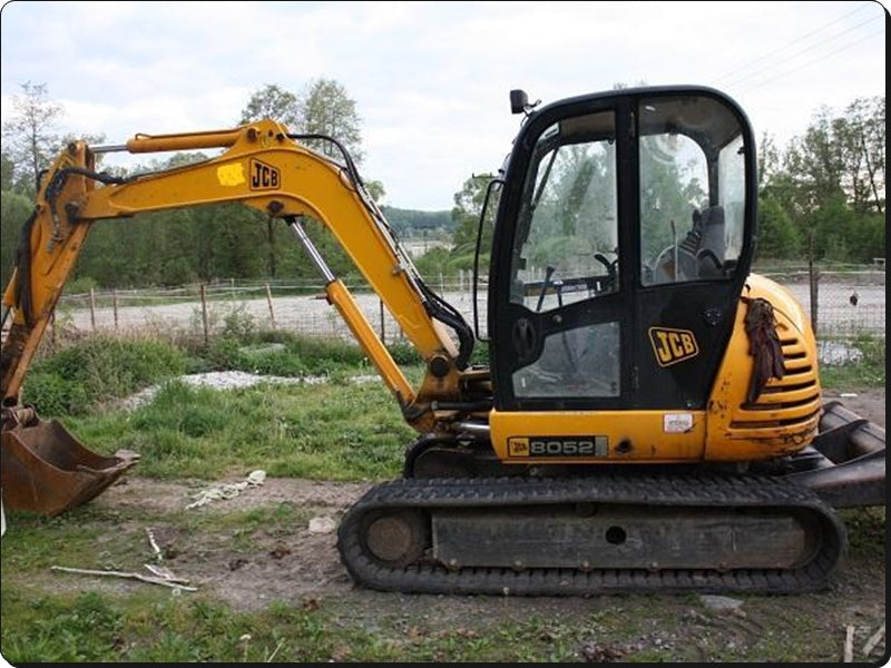 Catalago de Pecas - JCB 8052 - MINI ESCAVADORA