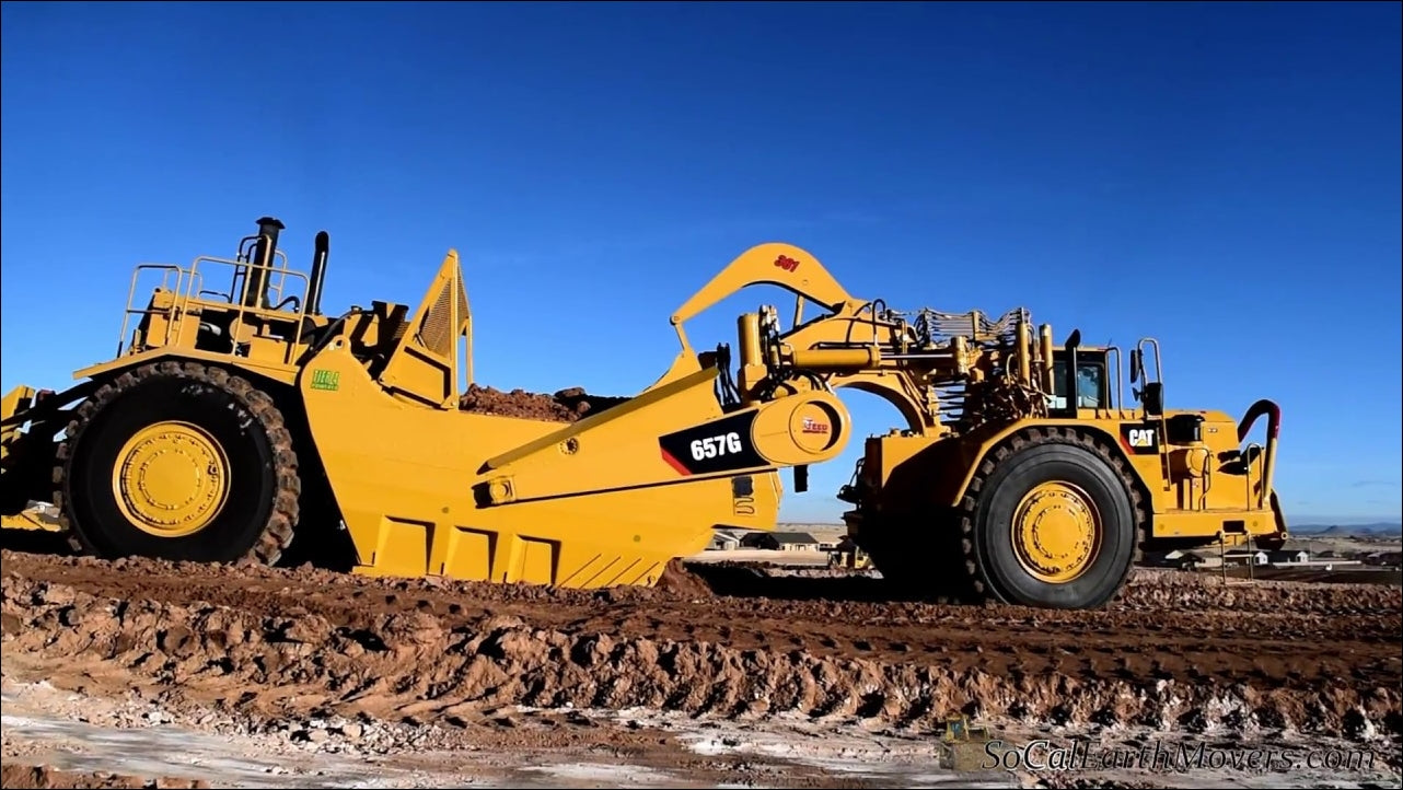 Manual de Serviço CATERPILLAR - 657G - Raspador De Rodas (Inglês) PDF