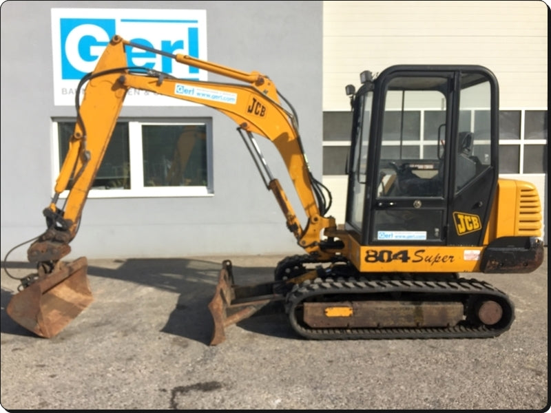 Catalago de Pecas - JCB 804 SUPER - MINI ESCAVADORA