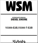 Manual De Serviço KUBOTA - V3300-E2B,V3300-T-E2B - Motor Diesel