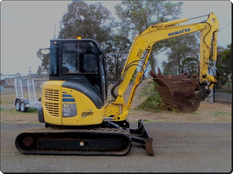 Catálogo de pecas Komatsu - PC40MRX-1 - escavad. de esteira