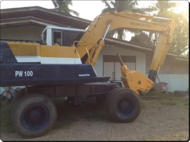 Catálogo de pecas Komatsu - PW100S-3 - Escavadeira De Rodas