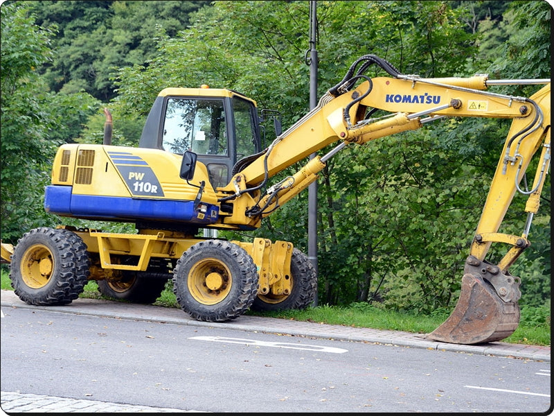 Catálogo de pecas Komatsu - PW110R-1 - Escavadeira De Rodas