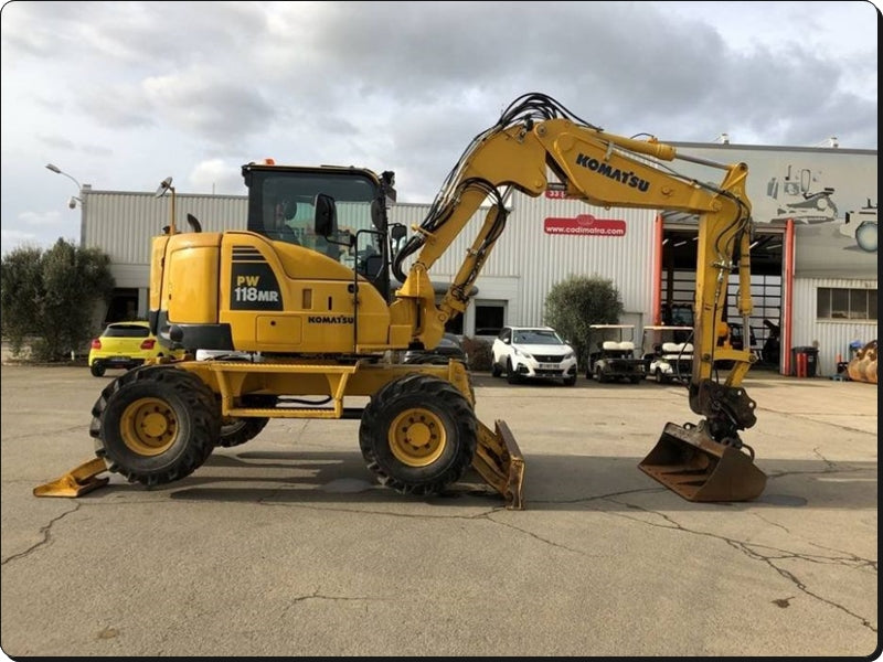 Catálogo de pecas Komatsu - PW118MR-8 - Escavadeira De Rodas