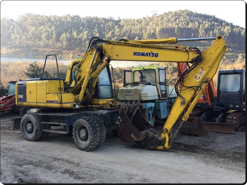 Catálogo de pecas Komatsu - PW130-6K - Escavadeira De Rodas