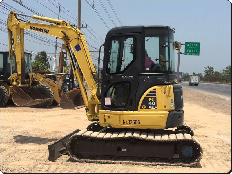 Catálogo de pecas Komatsu - PC40MR-7 - escavad. de esteira