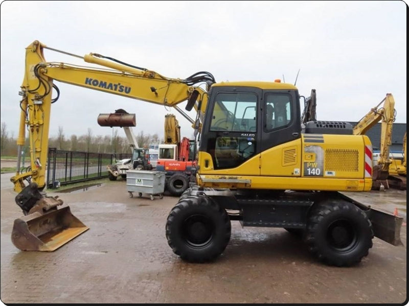Catálogo de pecas Komatsu - PW140-10 Escavadeira De Rodas