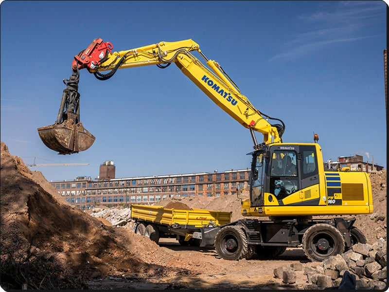 Catálogo de pecas Komatsu - PW160-7 Escavadeira De Rodas