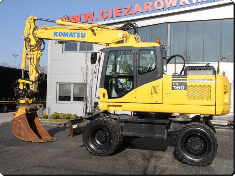 Catálogo de pecas Komatsu - PW160-7K Escavadeira De Rodas
