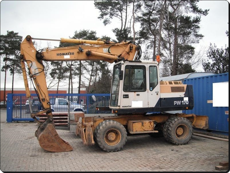 Catálogo de pecas Komatsu - PW170-5K Escavadeira De Rodas