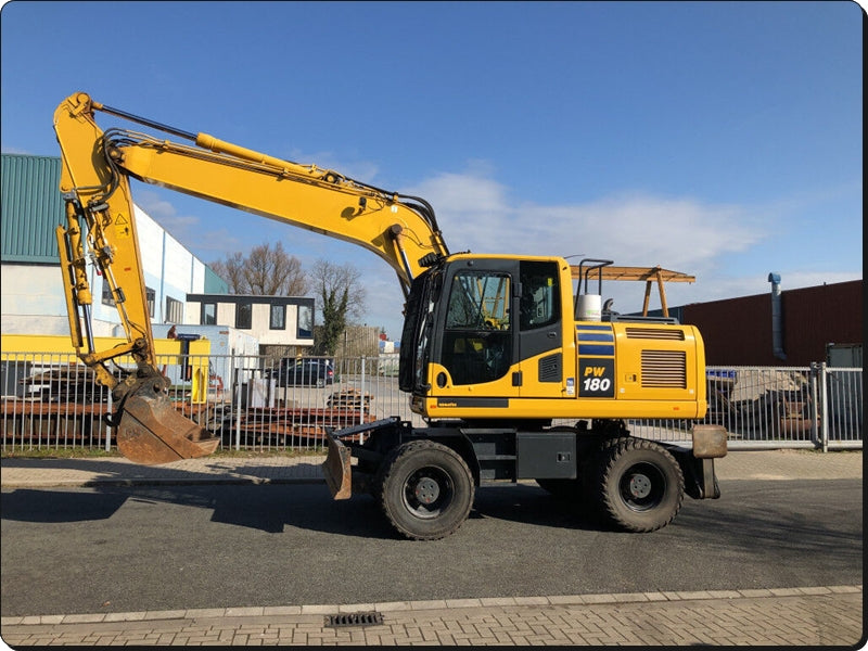Catálogo de pecas Komatsu -PW180-7 PLUS Escavadeira De Rodas