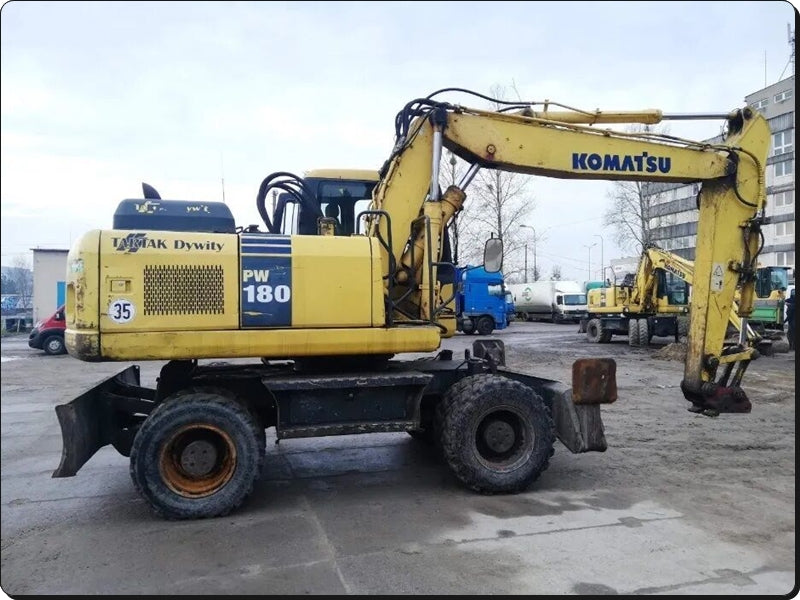 Catálogo de pecas Komatsu - PW180-7K - Escavadeira De Rodas