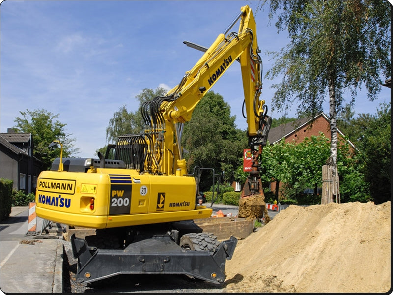 Catálogo de pecas Komatsu - PW200-1 - Escavadeira De Rodas
