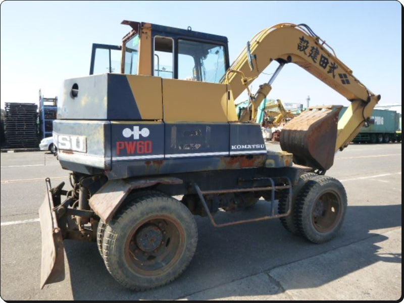 Catálogo de pecas Komatsu - PW60S-3 - Escavadeira De Rodas
