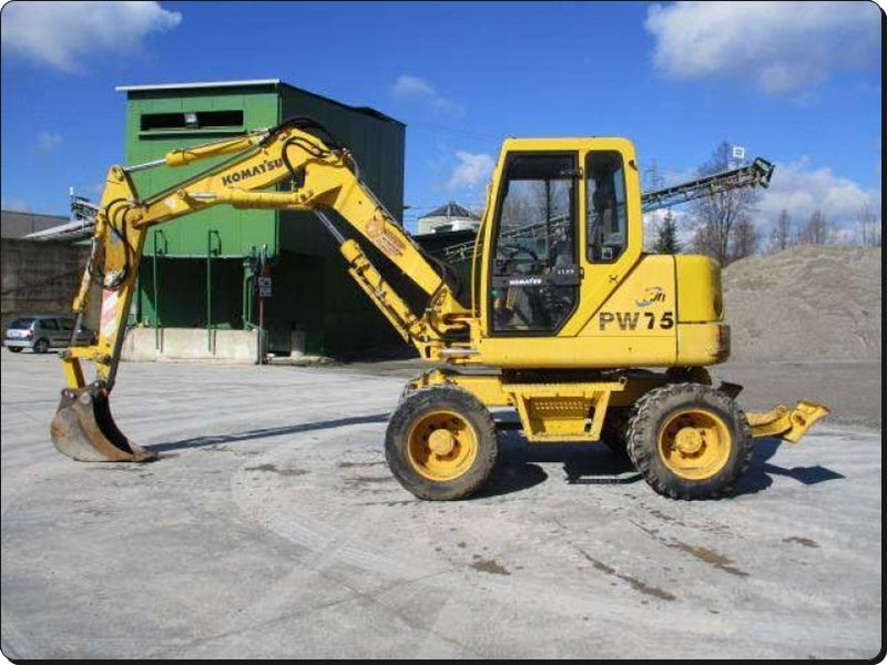 Catálogo de pecas Komatsu - PW75-1 - Escavadeira De Rodas