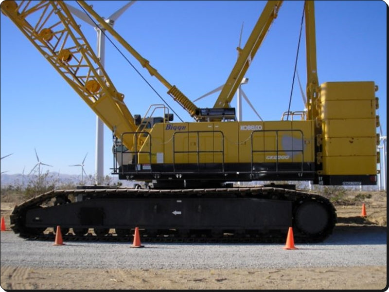 Manual De Operaçao E Manutençao KOBELCO - CKE2000 - Guindaste De Esteiras