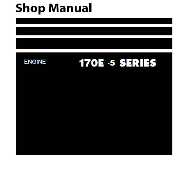 MANUAL DE SERVIÇO KOMATSU - 170E-5 SERIES - MOTOR