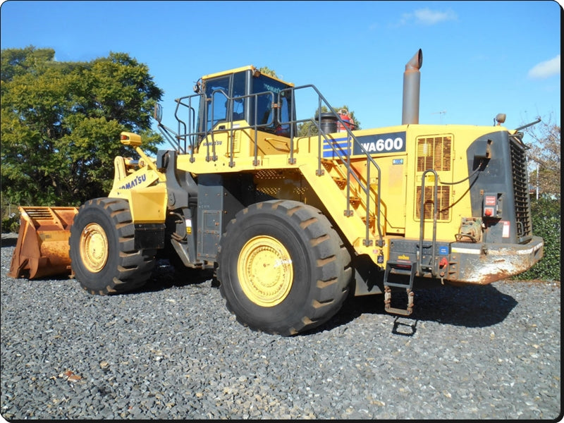MANUAL DE SERVIÇO KOMATSU - WA600-6 - PA CARREGADEIRA