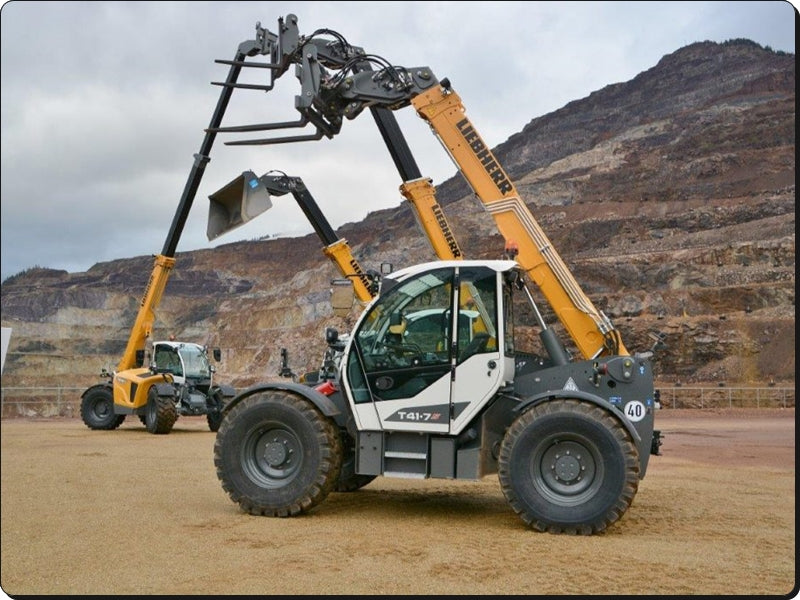 Manual De Servico LIEBHERR - T 41-7 1665 3AS - Manipulador telescópico