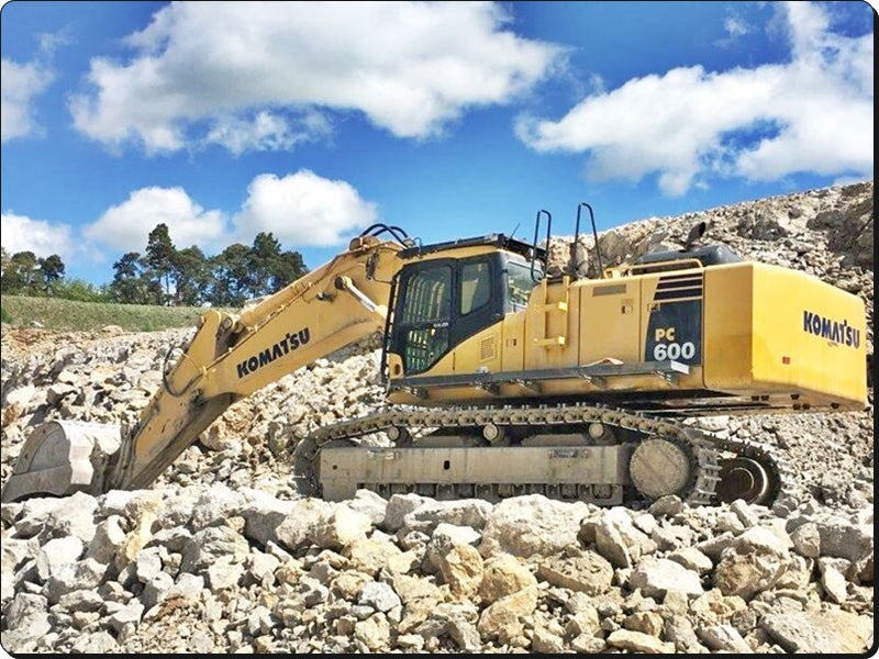 Catálogo de pecas Komatsu -PC600-6A-KJ - escavad. de esteira